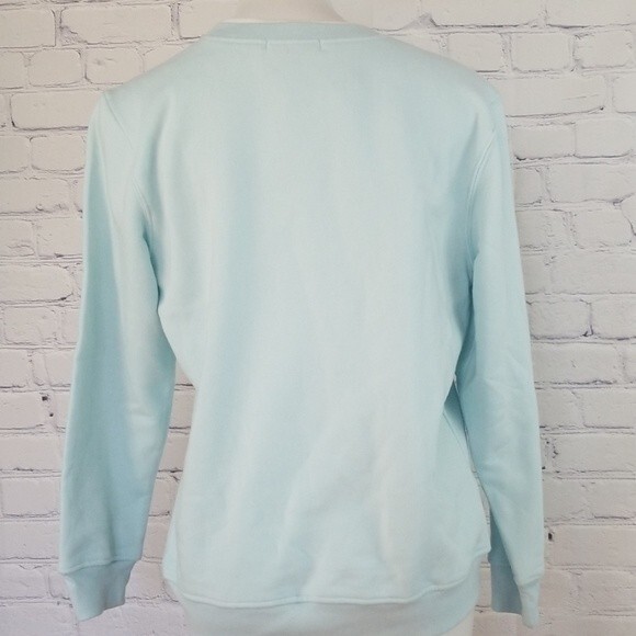 NWT Hasting & Smith blue reindeer sweatshirt Sz M - Picture 2 of 8